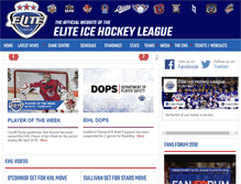 Tablet Screenshot of eliteleague.co.uk